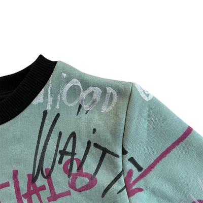 4–14 Yaş Erkek Çocuk Sweatshirt Mint