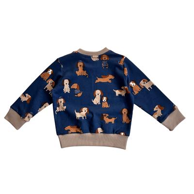 6 Ay–5 Yaş Erkek Çocuk Köpek Baskılı Sweatshirt
