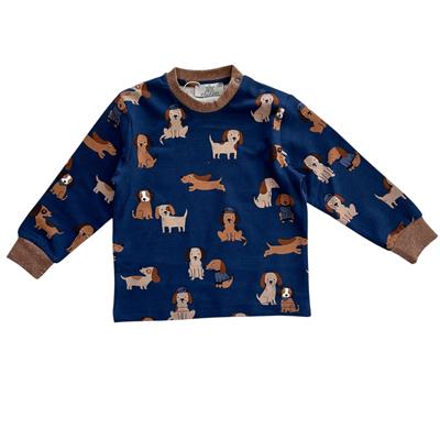 6 Ay–5 Yaş Erkek Çocuk Köpek Baskılı Pijama Takımı