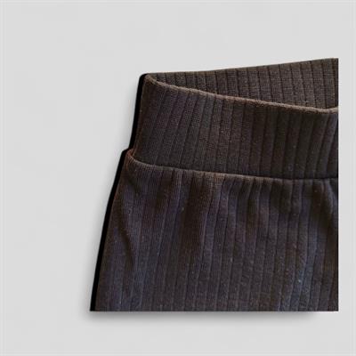 4-14 Yaş Günlük ve Kullanışlı Kız Çocuk Antrasit İspanyol Paça Pantolon