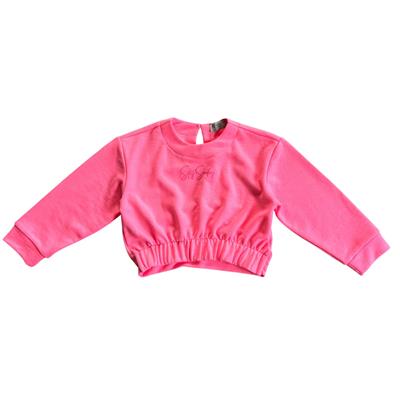 Rahat ve Günlük Model Kız Çocuk Pembe Sweat Takım