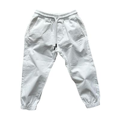 Beyaz Rahat Erkek Çocuk Jogger Pantolon