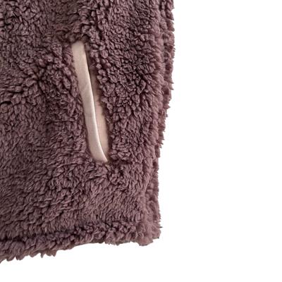 Sıcak Tutan Model 4–12 Yaş Erkek Çocuk Kahverengi Peluş Yelek