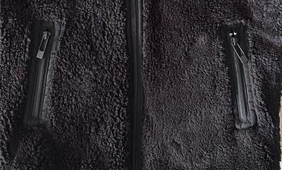 Sıcak Tutan Yumuşak Doku 7–14 Yaş Erkek Çocuk Siyah Peluş Mont