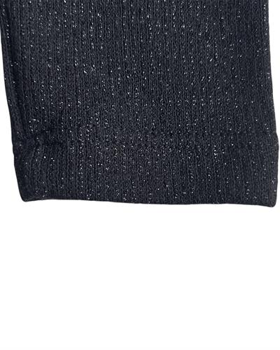 Zarif ve Rahat Model 5–12 Yaş Kız Çocuk Siyah Simli Elbise