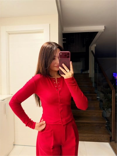 ÇIT ÇITLI RED BLUZ