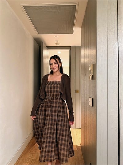 EKOSE ELBİSE & BOLERO HIRKA TAKIM