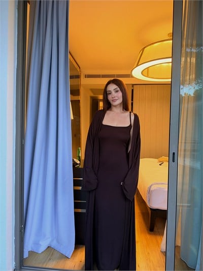 MİLANO ELBİSE & KİMONO TAKIM