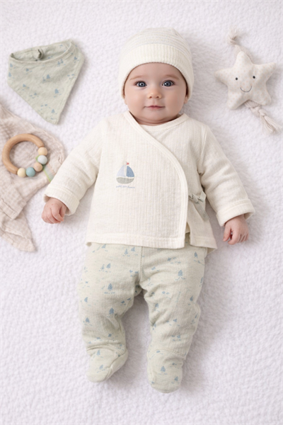 Zıbın 5 li set Little Salior Yeşil