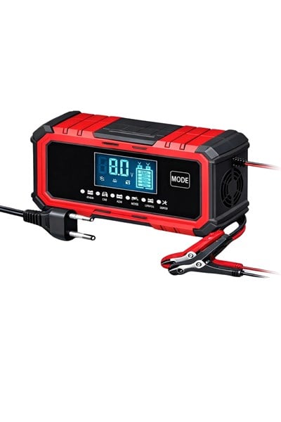 Auhma AOC22 Otomatik Seçim Dijital Ekran 12/24 V Akıllı Akü Şarj ve Onarım Cihazı -12V 15A-24V 8A 