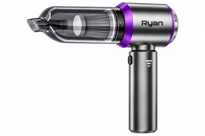 Bagajon Ryan 20.000 Pa 7.500 mAh Araç Süpürgesi – 120W Fırçasız Motor, Üfleme & Vakum, Çantalı