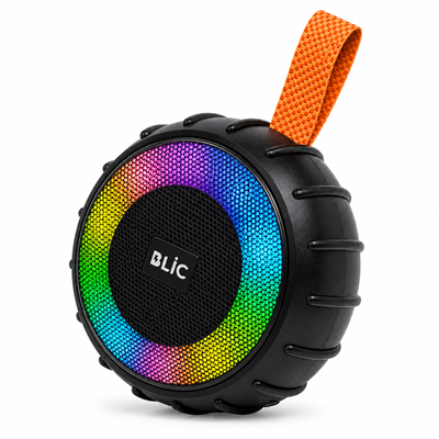 Blic BLS-60 10W RGB Bluetooth Hoparlör Taşınabilir Kablosuz Siyah Speaker  USB TF TWS