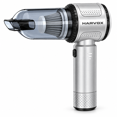 Harvox HXVC-008 20.000 Pa Kablosuz Araç Süpürgesi – 3 Kademeli Brushless Motor, Üfleme & Şişirme