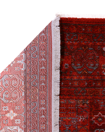 7-24 Bordo Klasik Yolluk Halı Özel Ölçü Seçenekli, Toz Tutmayan Antistatik Yapı Kaymaz Pamuk Tabanlı Makine Dokuması ile Uzun Ömürlü Kullanım