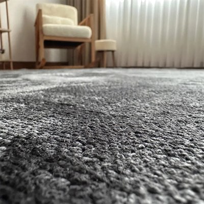 Aura Premium Carbon Cloud El İşçiliği Lüks Viskon Halı