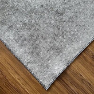 Aura Premium Silver Cloud El İşçiliği Lüks Viskon Halı