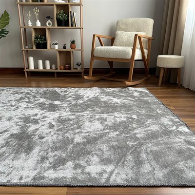 Aura Premium Silver Cloud El İşçiliği Lüks Viskon Halı