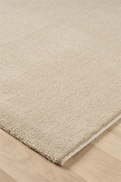 Bali Serisi Bej Mikrofiber Antialerjik Düz Renk Halı