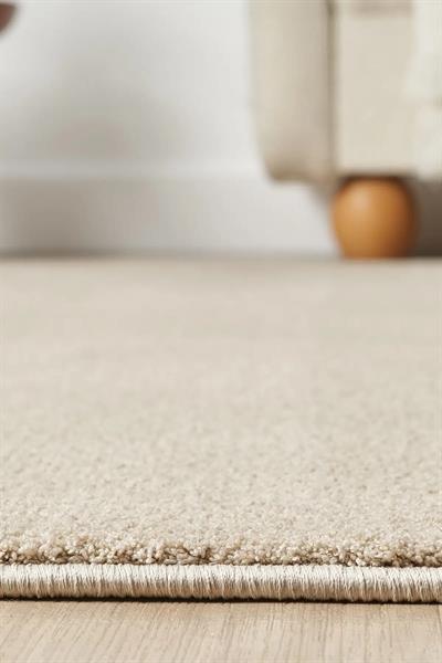 Bali Serisi Bej Mikrofiber Antialerjik Düz Renk Halı