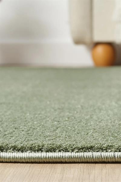 Bali Serisi Yeşil Mikrofiber Antialerjik Düz Renk Halı