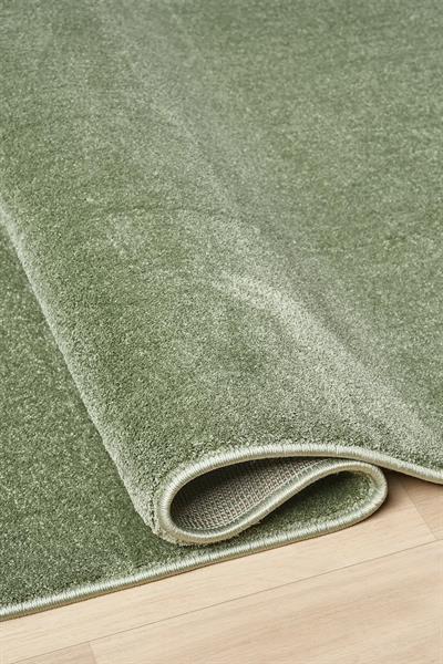 Bali Serisi Yeşil Mikrofiber Antialerjik Düz Renk Halı