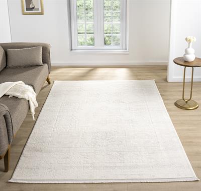 Smart Serisi Minimalist Krem Modern Halı - Sade ve Şık Tasarım | Türkeri Halı