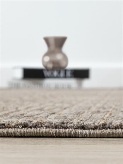 Olivia Serisi Antrasit-Bej Modern Dokuma Halı