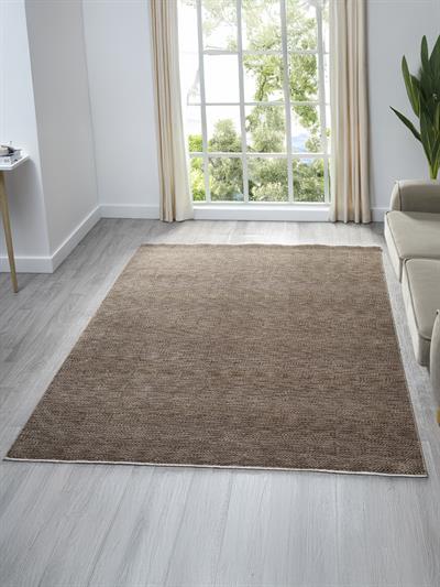 Olivia Serisi Karamel Kahve Modern Dokuma Halı