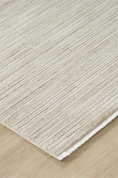 Olivia Serisi Modern Krem Düz Desen Dokuma Halı