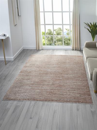 Olivia Serisi Rustik Kahverengi-Bej Dokuma Halı