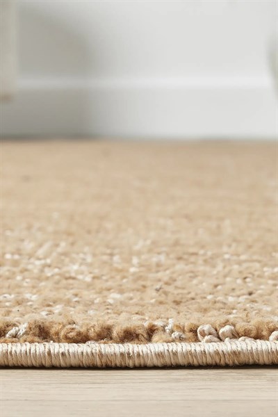 Pearl - Amber Modern Soyut Eskitme Camel Taba Halı