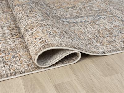 Peru Aura Bej Eskitme Halı – Antialerjik & Dayanıklı