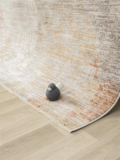 Peru Terra Bej Sıcak Eskitme Halı – Antialerjik