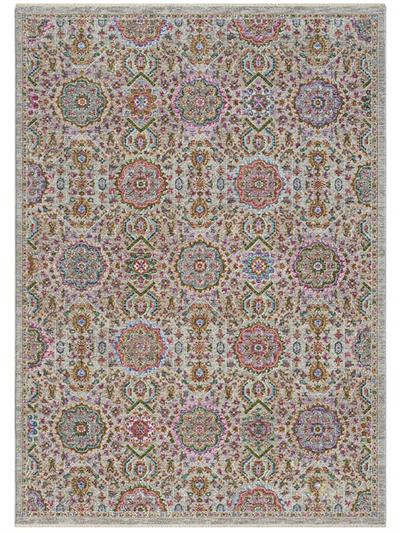 Retro Serisi Çiçek Motifli Klasik Halı