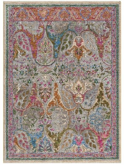 Retro Serisi Renkli Klasik Desenli Halı