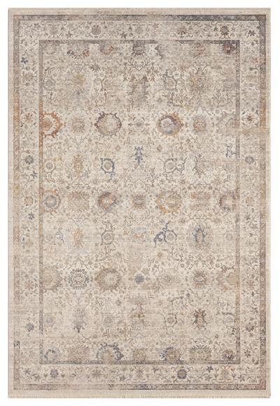 Asır Serisi Klasik Desenli Krem Halı – Zarif ve Dayanıklı Tasarım