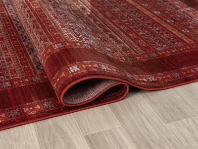 Asır Serisi Modern Klasik Bordo Halı – Şık, Kaymaz Taban ve Kolay Temizlik