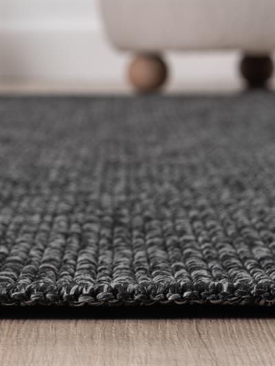 Bombay Serisi Antrasit Dokulu Yıkanabilir Bohem Halı