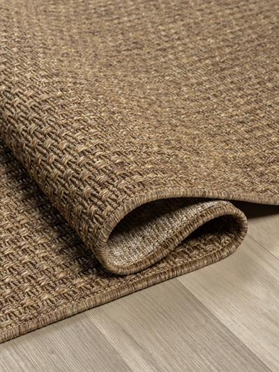 Bombay Serisi Kahvrengi Doğal Dokusuyla Kolay Temizlenir Özel Ölçü Seçenekli Halı