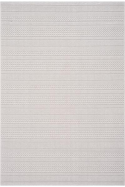 Monard El Dokuma Formunda Krem Dokulu Dekoratif Halı – Antialerjik, Toz Yapmayan, Kolay Temizlenir