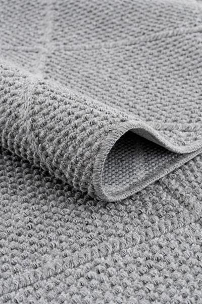 Monard Modern Koyu Gri Halı Geometrik Desenli 