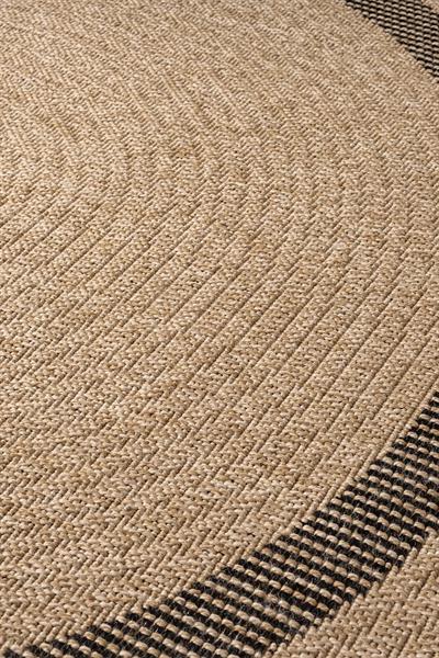 Yuvarlak Jüt Halı Doğal Hasır Bohem Tasarım