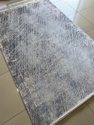 Vivaldi Halı Elegance 1067 Gri Modern Desenli Salon Halısı 160x230
