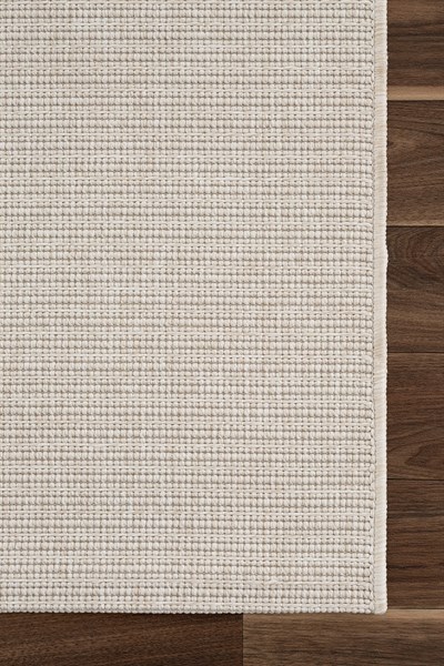 Stella A5463A Krem Çizgili Dokulu Jüt Halı