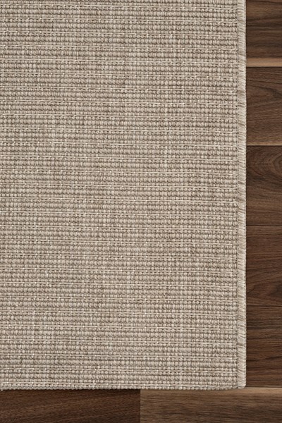 Stella A5463C Bej Çizgili Dokulu Jüt Halı