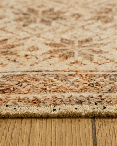 Twist Krem Halı Vintage  Desenli
