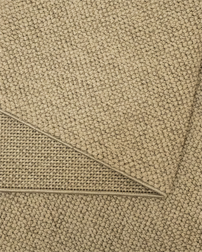 Zümrüt Serisi Düz Gri Halı  Kalın Dokuma Pamuk Tabanlı