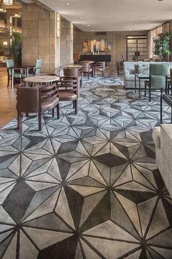 Otel lobi halısı örneği