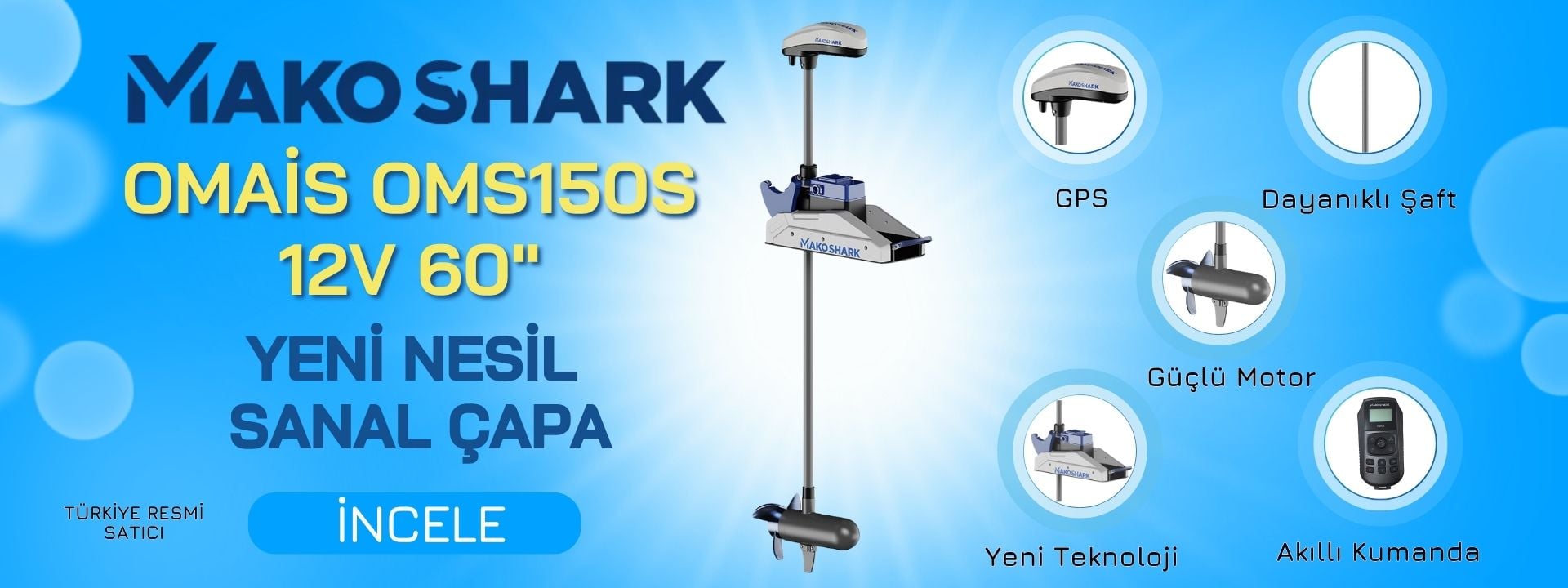 Mako Shark Sanal Çapa Omais150S