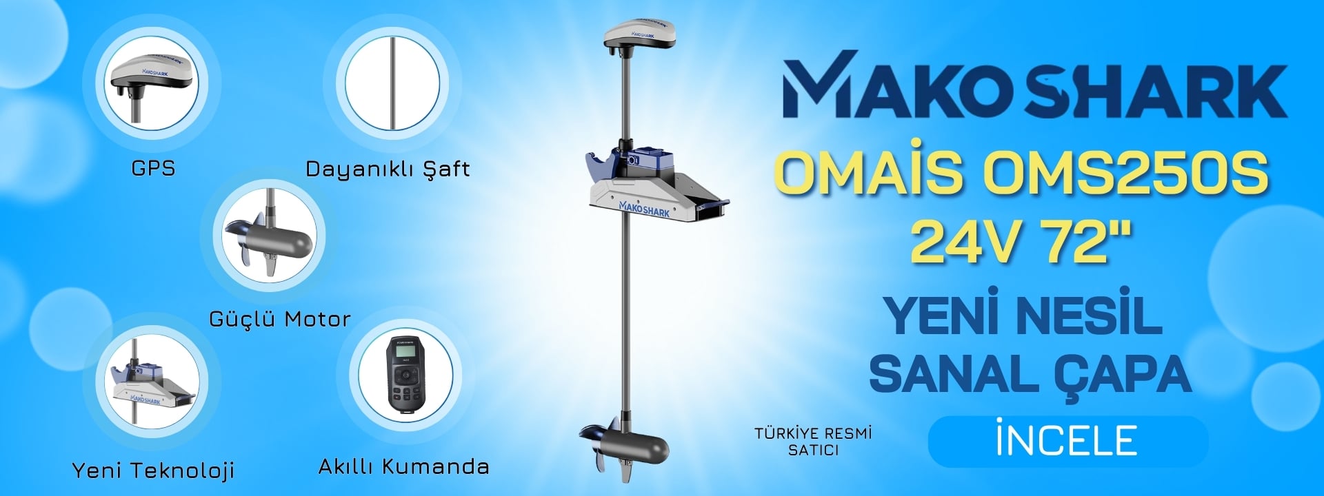 Mako Shark Sanal Çapa Omais250S